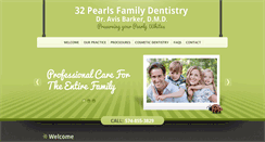Desktop Screenshot of 32pearlsfamilydentistry.com